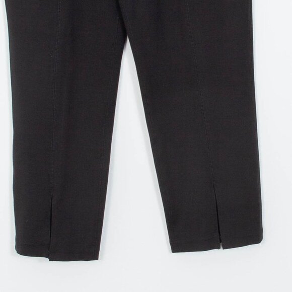 Soft Surroundings Black Front Slit Elastic Waist Ponte Pants Womens Size Small - Picture 4 of 9
